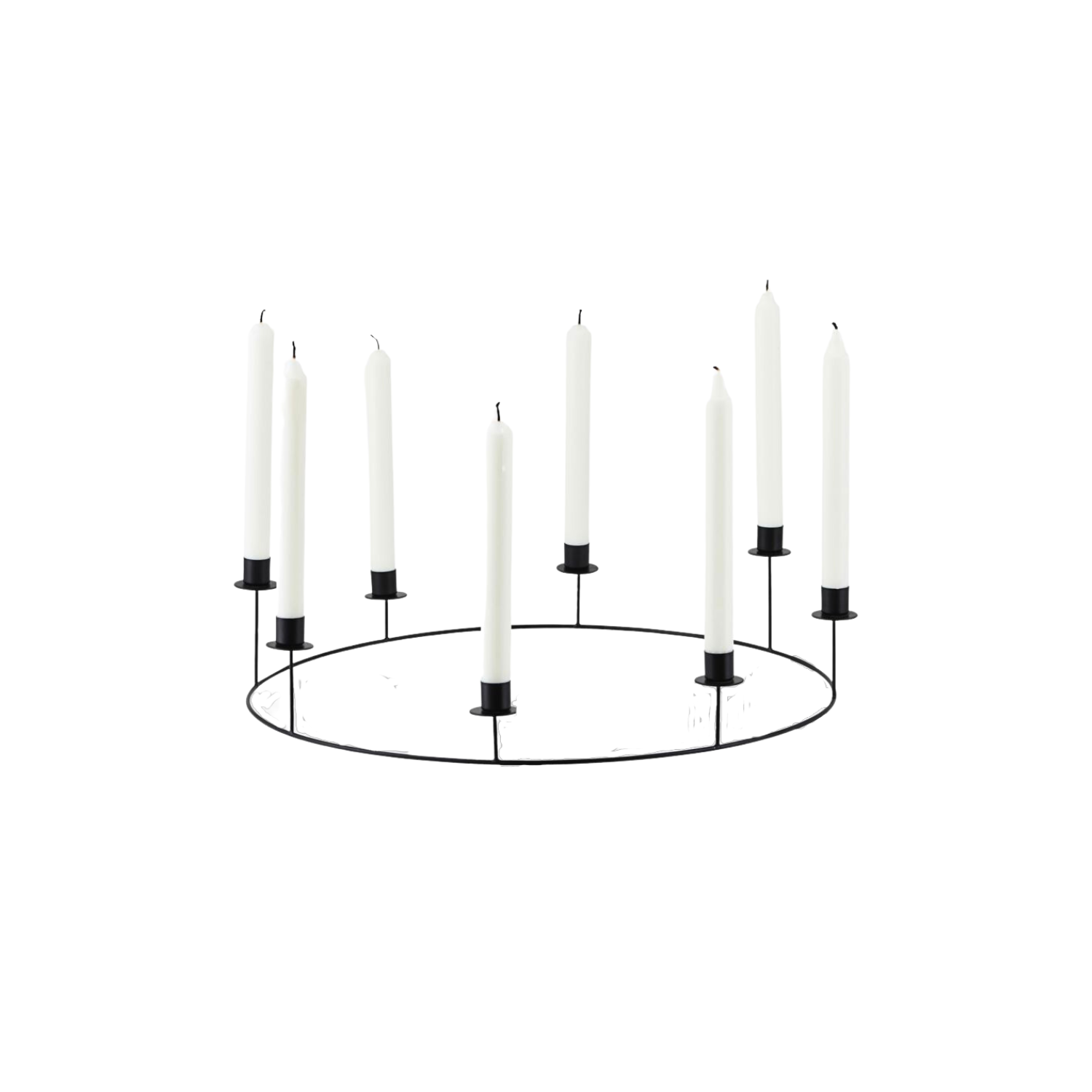 Cast Iron Ring Candle Holder Slim